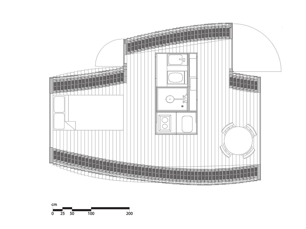 IBA Timber Prototype House: Floor plan of the prototype house